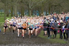 Senior girls, 2020 New Balance English Schools Champs., Sefton Park, Liverpool. Photo: David T. Hewitson/Sports for All Pics